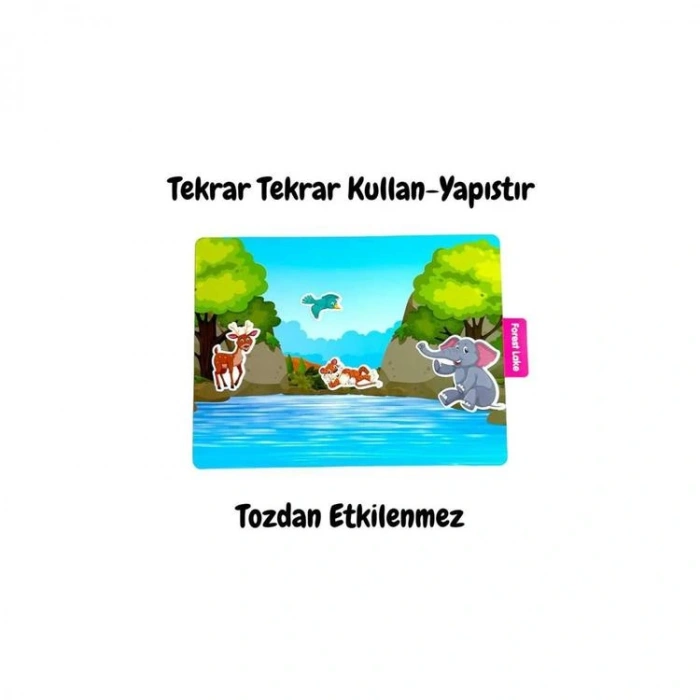 LİNO LS-302 TEKRAR TEKRAR KULLANILABİLEN STICKER - ANIMAL PARADISE
