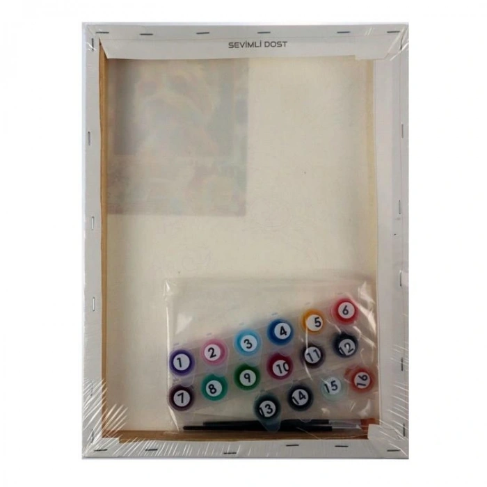 MİART 30X40 SAYILARLA BOYAMA TUVAL - SEVİMLİ DOST