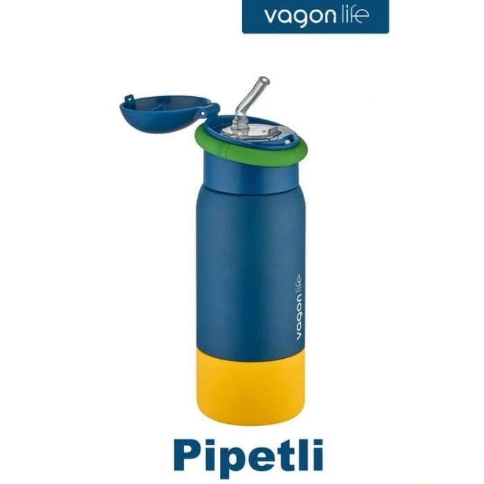 VAGONLİFE HULA ÇELİK PİPETLİ MATARA/TERMOS 1006 480ML