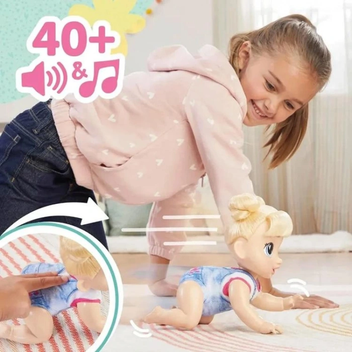 HASBRO F9709 BABY ALIVE EMEKLEYEN SARIŞIN BEBEĞİM