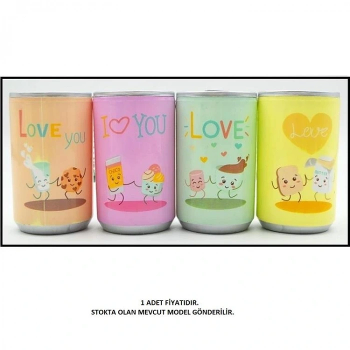 KZL LY23-26 LOVE KUTU İÇECEK ŞEKİLLİ ISLAK MENDİL - TEKLİ