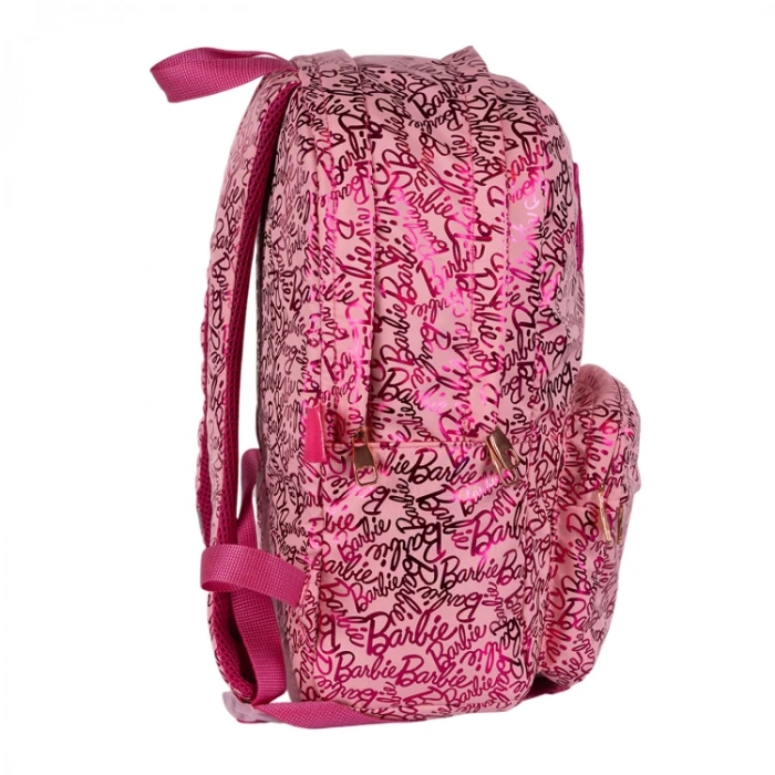 TMN 592871 BARBIE OKUL SIRT ÇANTASI 2695 PARLAK PEMBE YAZILI