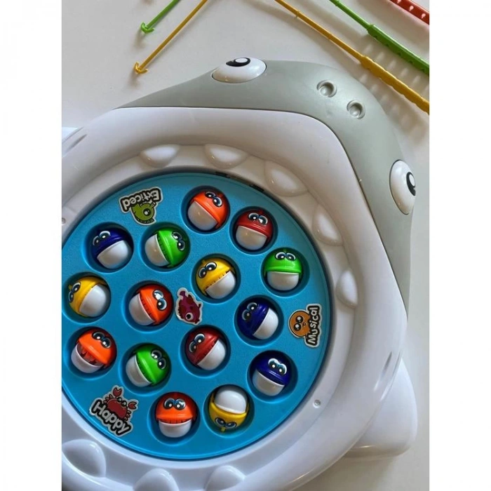 CTOY-9989 NEŞELİ BALIKLAR SESLİ VE HAREKETLİ BALİK TUTMA OYUNU