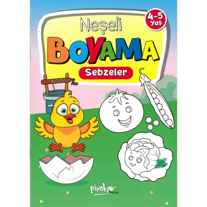 NEŞELİ BOYAMA KİTABIM 4-5 YAŞ 6 KİTAP SET