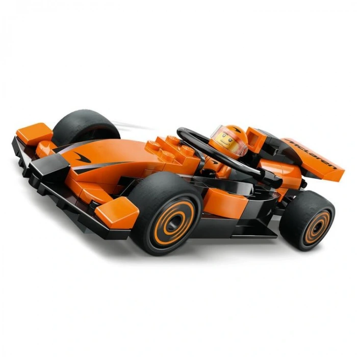 LEGO CITY 60442 F1 DRIVER WITH MCLAREN RACE CAR 86 PARÇA 6+