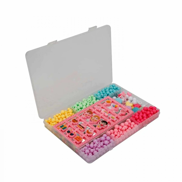 SUNMAN 11029 PRETTY PINKY RENKLİ BONCUKLAR HOBİ SETİ