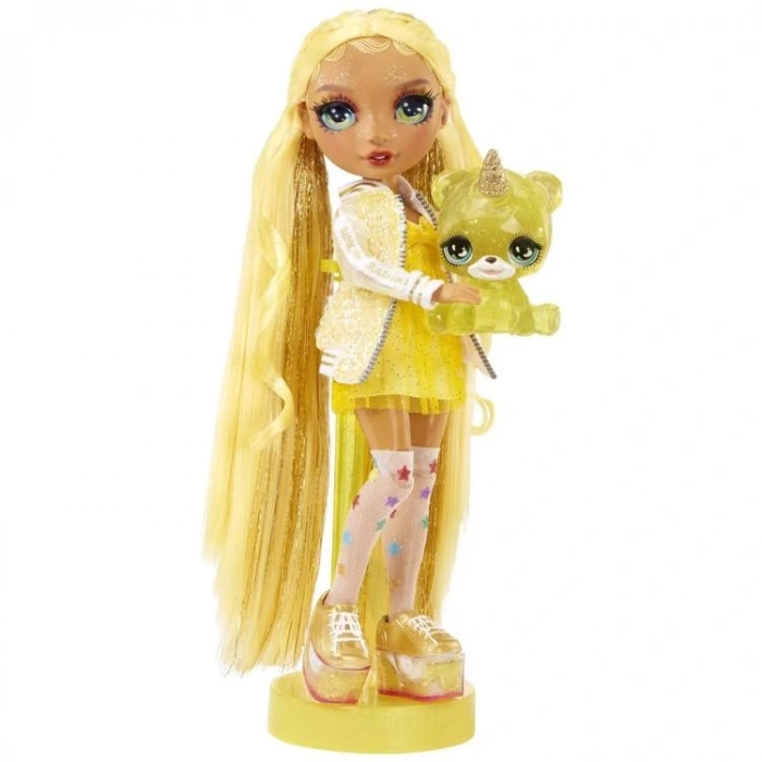 RAINBOW HIGH 120186 SUNNY MADISON MODA BEBEK PARLAK SLIME VE EVCİL HAYVAN 3+