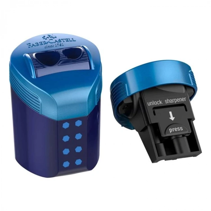 FABER CASTEL ROLL-ON ÇİFT GÖZLÜ HAZNELİ KALEMTRAŞ - TEKLİ