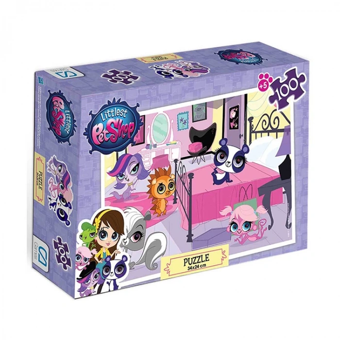 CA GAMES 5011 LITTLEST KUTULU PET SHOP PUZZLE 100 PARÇA