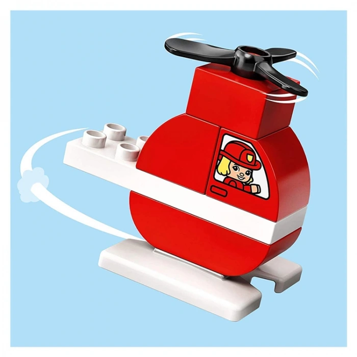 LEGO DUPLO 10957 İLK İTFAİYE HELİKOPTERİM VE POLİS ARABAM