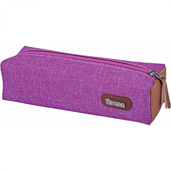 BRONS BR-3015 KÖŞELİ TEK GÖZLÜ KALEM ÇANTASI