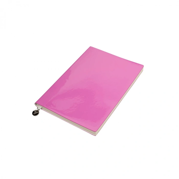 VICTORIAS JOURNALS 1077 SMYTH RUGAN ESNEK KAPAK 14.8x21cm 80gr. 96YP. ÇİZGİLİ DEFTER PEMBE