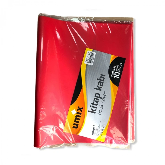 UMIX BANTLI HAZIR KİTAP KABI 10LU KIRMIZI