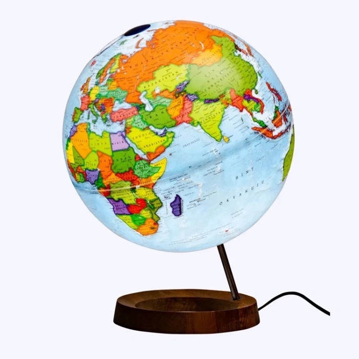 GÜRBÜZ 33 CM SİYASİ KÜRE IŞIKLI