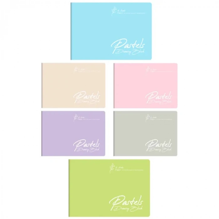 GIPTA PASTELS 17x24 PP KAPAK TEL DİKİŞLİ RESİM DEFTERİ 32 YP.