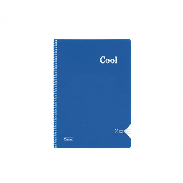 KESKİN COOL A5 PP KAPAK SPİRALLİ 96 YP. KARELİ