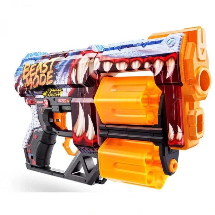 SUNMAN ZURU 36517P X-SHOT DREAD SÜNGER ATAN SİLAH 12 MERMİ