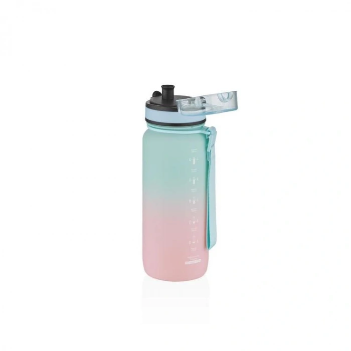 UZSPACE MATARA PİPETSİZ TRITAN SOFT TOUCH RENK GEÇİŞLİ 3037 650 ML MINT-PINK