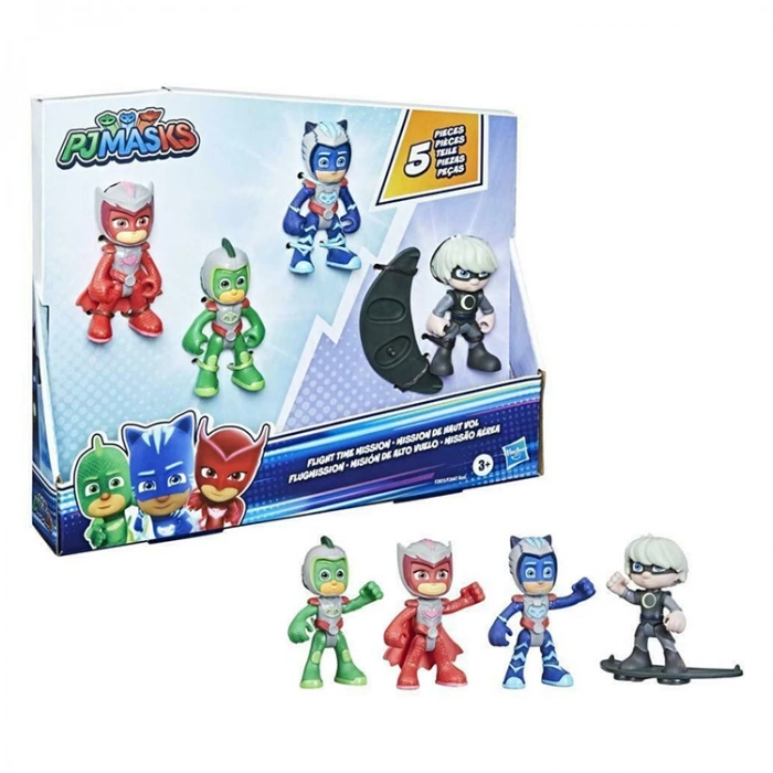 HASBRO F2647/F2835 PJ MASKELİLER 4LÜ FİGÜR SETİ - FLIGHT TIME MISSION