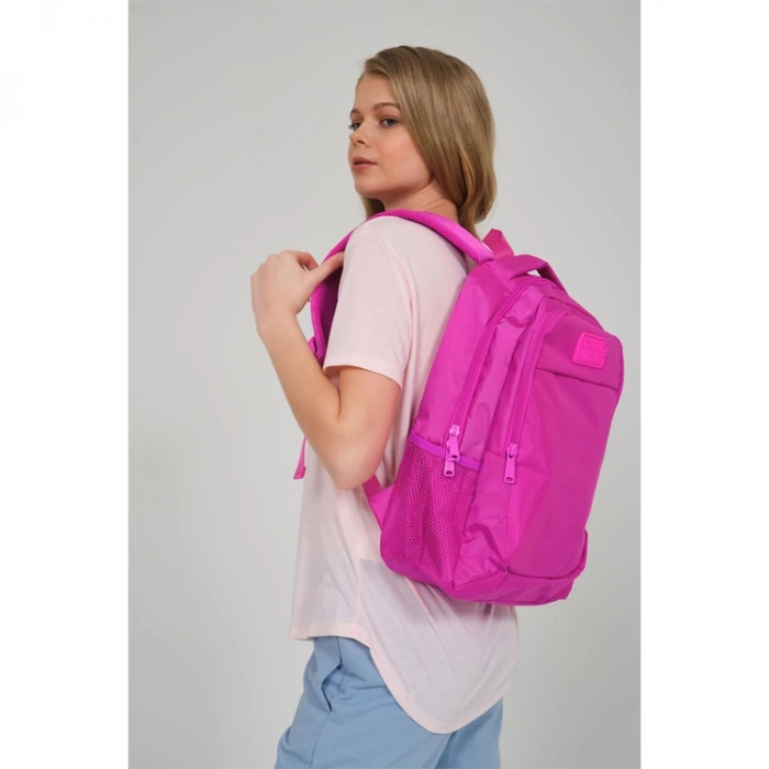 CORAL HIGH KIDS 14396 PEMBE ÜÇ BÖLMELİ SIRT ÇANTASI