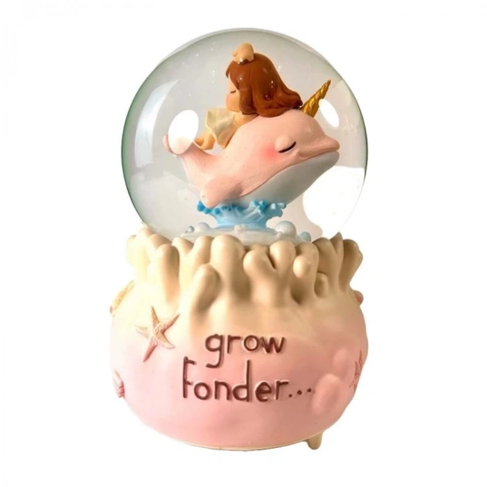 CEREN HDY0307 ORTA BOY HEDİYELİK MÜZİKLİ IŞIKLI KAR ATAN KAR KÜRESİ (PİLLİ) GROW FONDER