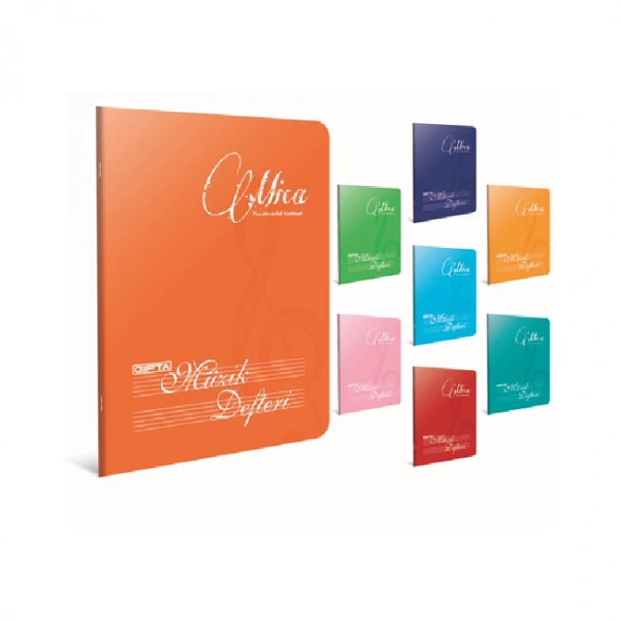 GIPTA MICA TEL DİKİŞLİ PP KAPAK A4 40 YP. MÜZİK DEFTERİ - 1701