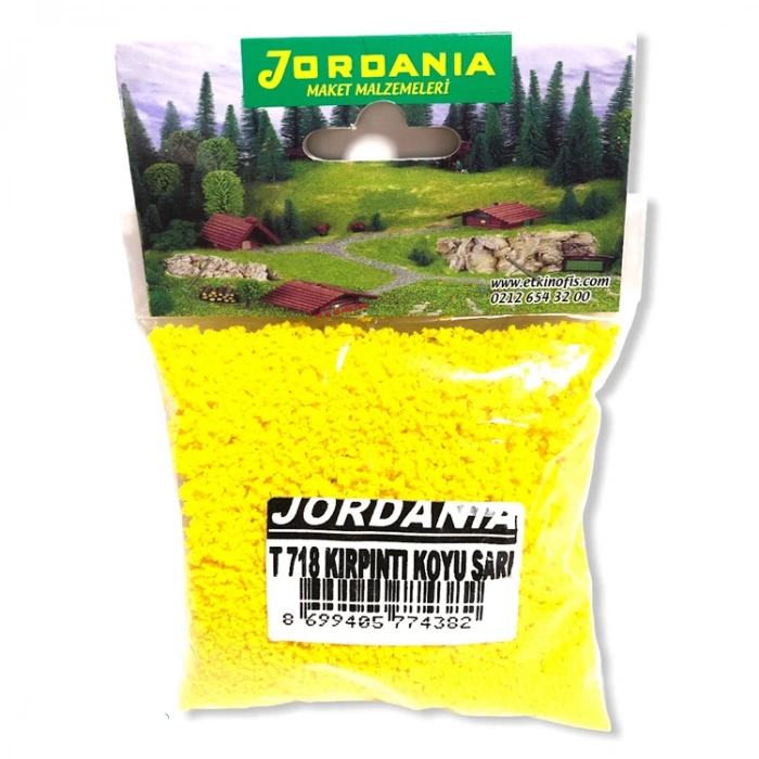 JORDANIA KIRPINTI SÜNGER KOYU SARI