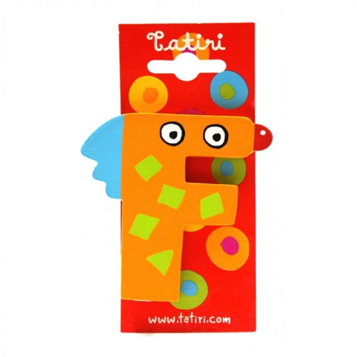 TATİRİ AHŞAP DEKORATİF HARF (F)