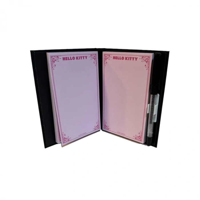 HELLO KİTTY KALEMLİ BLOKNOT SİYAH