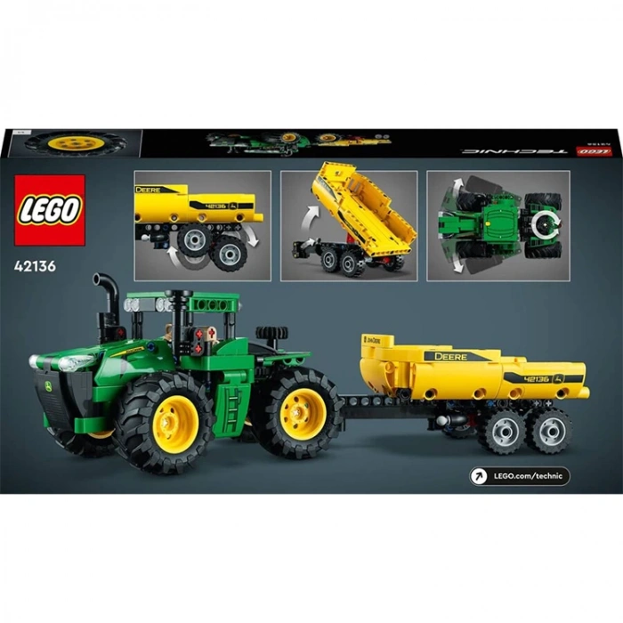 LEGO TECHNIC 42136 JOHN DEERE 9620R 4WD TRACTOR 390 PARÇA