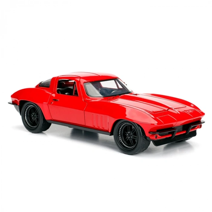 SİMBA JADA 253203010 FAST & FURIOUS 1:24 LETTYS 1966 CHEVY CORVETTE  R/T TEKLİ ARABA KUTULU