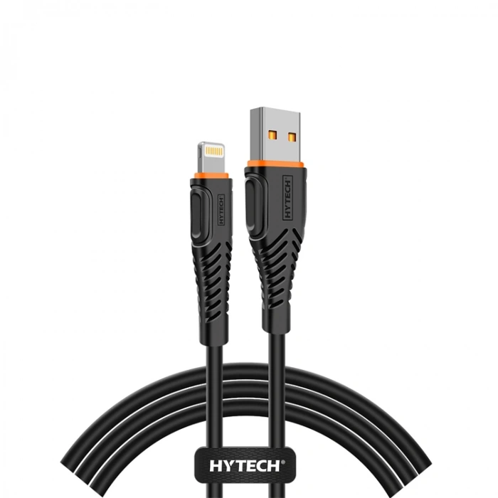 HYTECH HY-X335 1.2M 3A LİGHTNİNG SİYAH DATA + ŞARJ KABLOSU