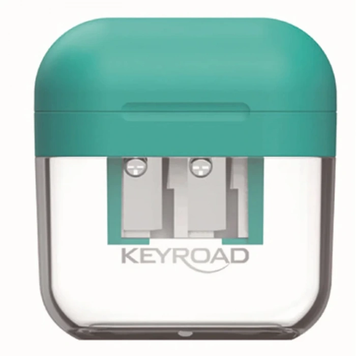 KEYROAD KR972517 TWIN-HOLE İKİ  GÖZLÜ HAZNELİ KAPAKLI KALEMTRAŞ