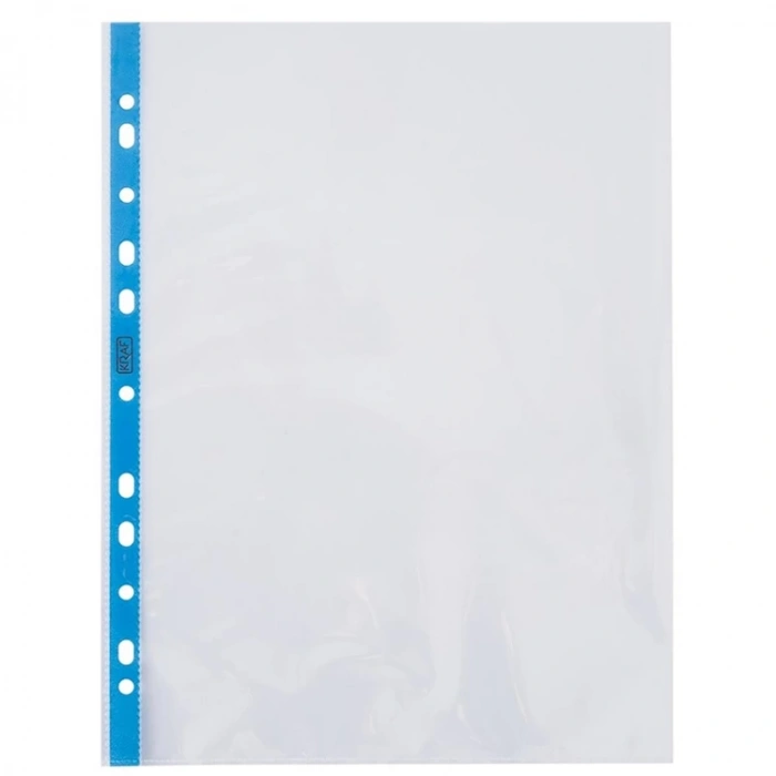 KRAF 1001 KRİSTAL MAVİ ŞERİTLİ POŞET DOSYA 100 LÜ