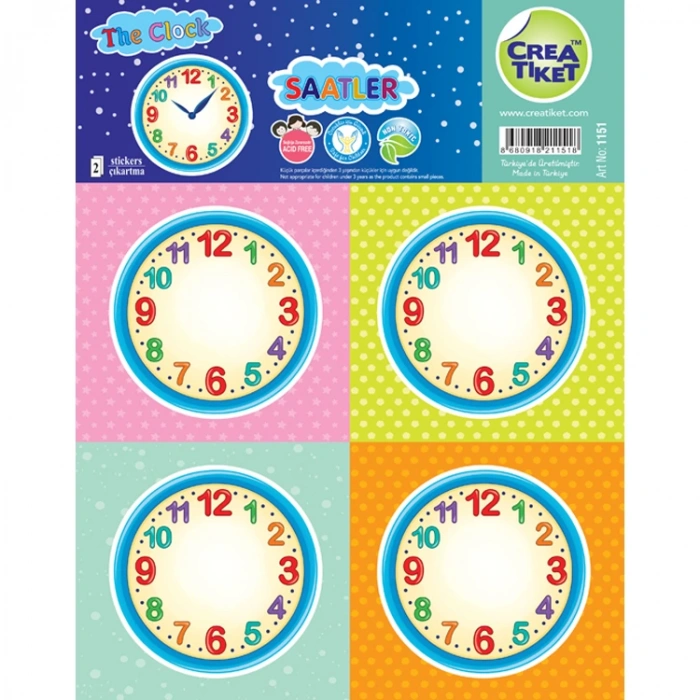 CREA ETİKET  - SAATLER 1151
