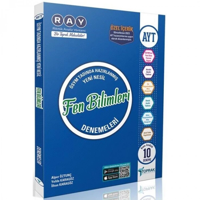 TOPRAK AYT FEN BİLİMLERİ DENEME KİTABI