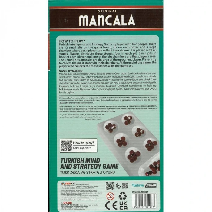 REDKA RD5127 PLASTİK MANGALA ZEKA AKIL KUTU OYUNU