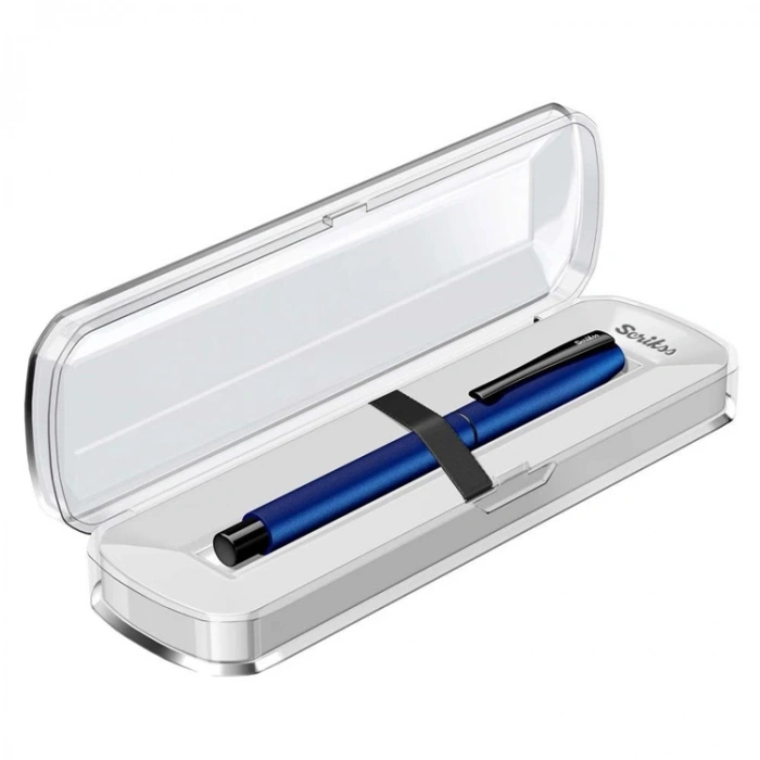 SCRIKSS KARNAVAL ROLLER KALEM LACİVERT KRİSTAL KUTU