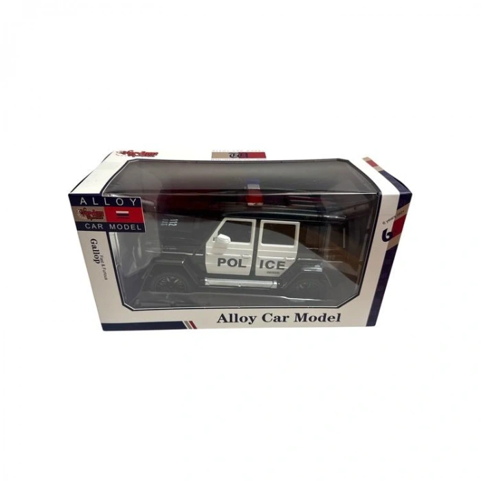 VARDEM  C2433 ALLOY CAR ÇEK BIRAK IŞIKLI VE SESLİ AÇILABİLİR KAPI MOTORLU 1:24 POLİS JEEP KUTULU 6+  TEKLİ