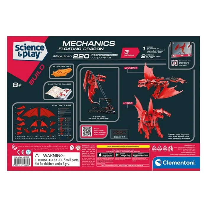 CLEMENTONI 75065 MECHANICS UÇAN EJDERHA