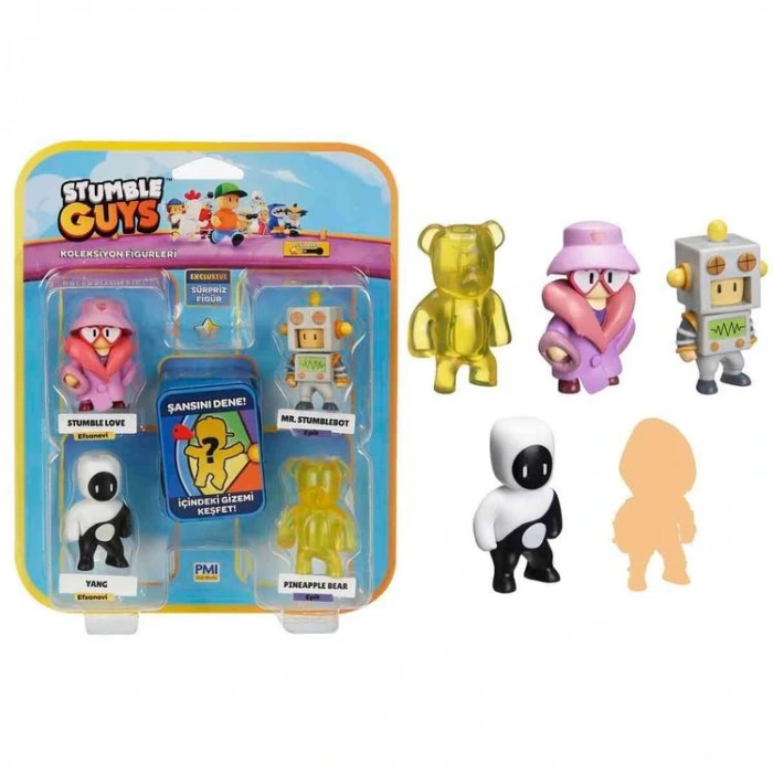 NECO SG2240 STUMBLE GUYS KOLEKSİYON 5Lİ FİGÜR SETİ