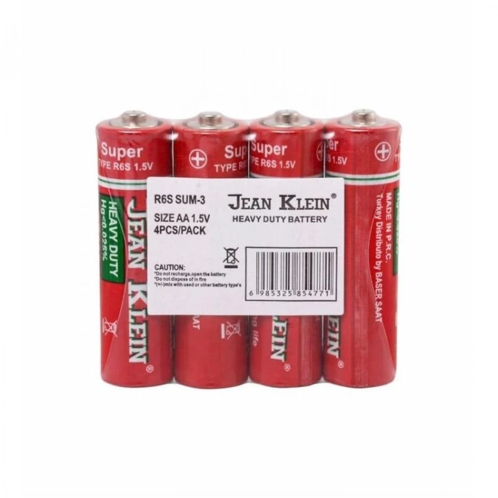 JEAN KLEIN R6S AA 1.5V KALEM PİL 4LÜ