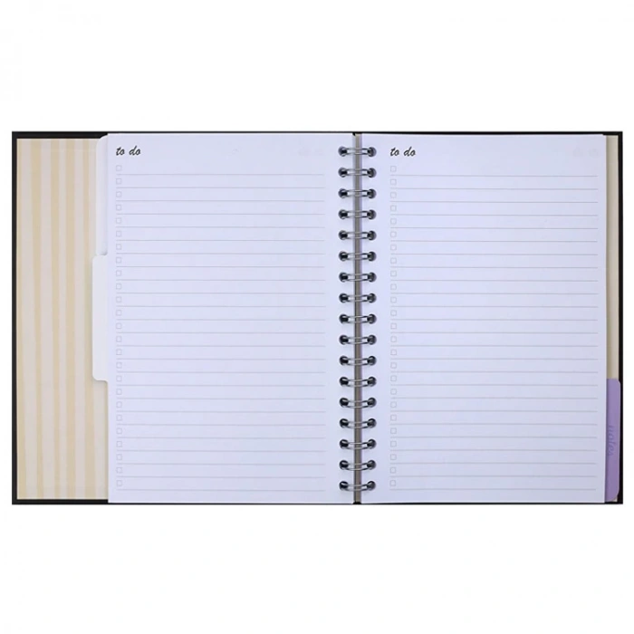 VICTORIAS JOURNALS 1737 SUMMER DAY FLORALS 17X23cm GİZLİ SPİRALLİ SERT KAPAK LASTİKLİ HAFTALIK PLANLAYICI