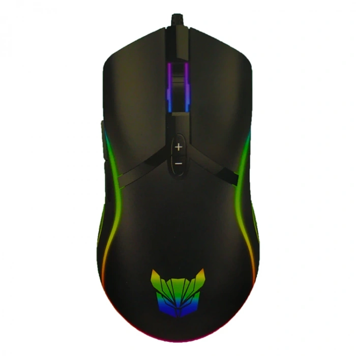 ROWL RGM-01 OTUS 6400DPI USB RGB AYDINLATMALI GAMİNG OYUNCU MOUSE SİYAH