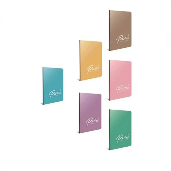 GIPTA PASTELS A6 TEL DİKİŞLİ PP KAPAK 80 YP KARELİ DEFTER
