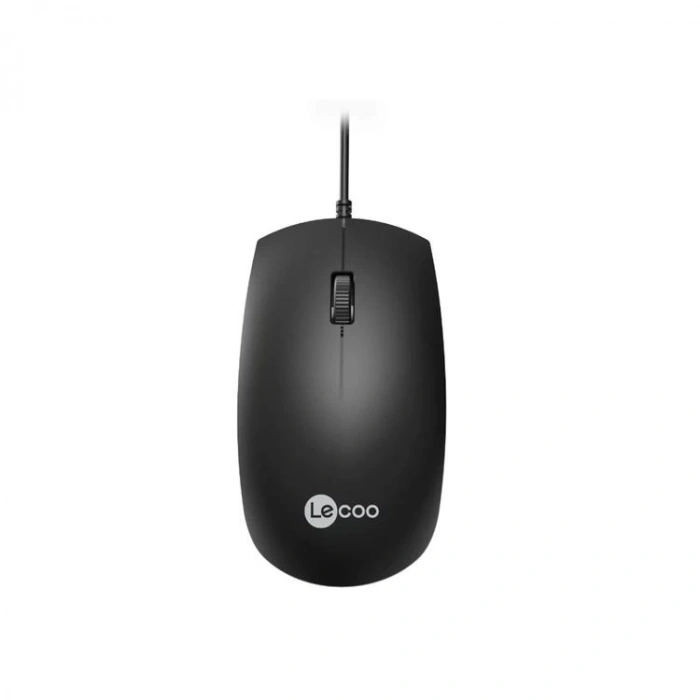 LENOVO LECOO MS100 1000 DPI 3 TUŞLU USB KABLOLU SİYAH KABLOLU MOUSE
