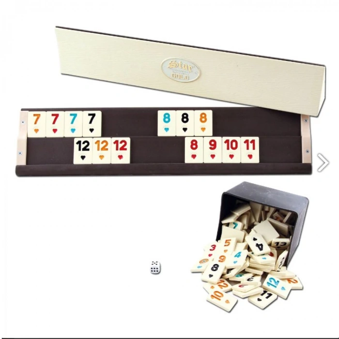 STAR GOLD PLASTİK OKEY TAKIMI - 1010273