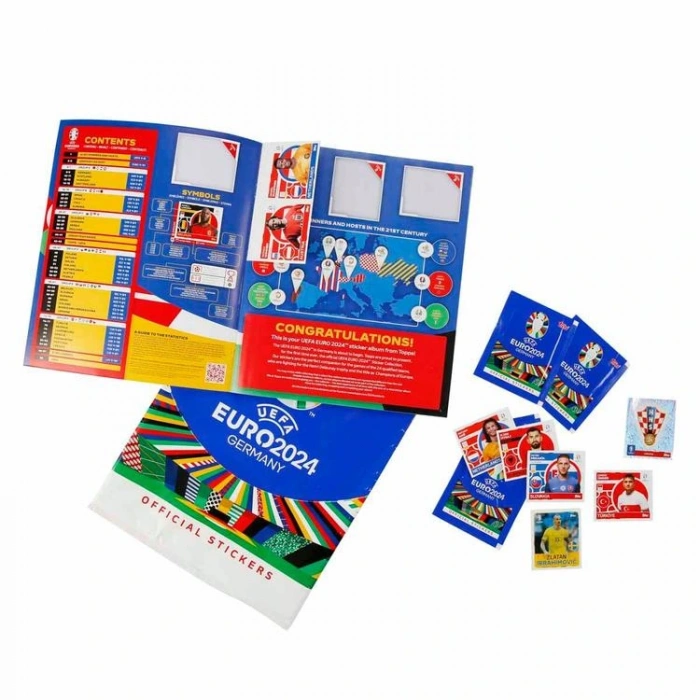 MYTHOS EURO 2024 ALMANYA  ÇIKARTMA ALBÜMÜ VE 3 PAKET STICKER