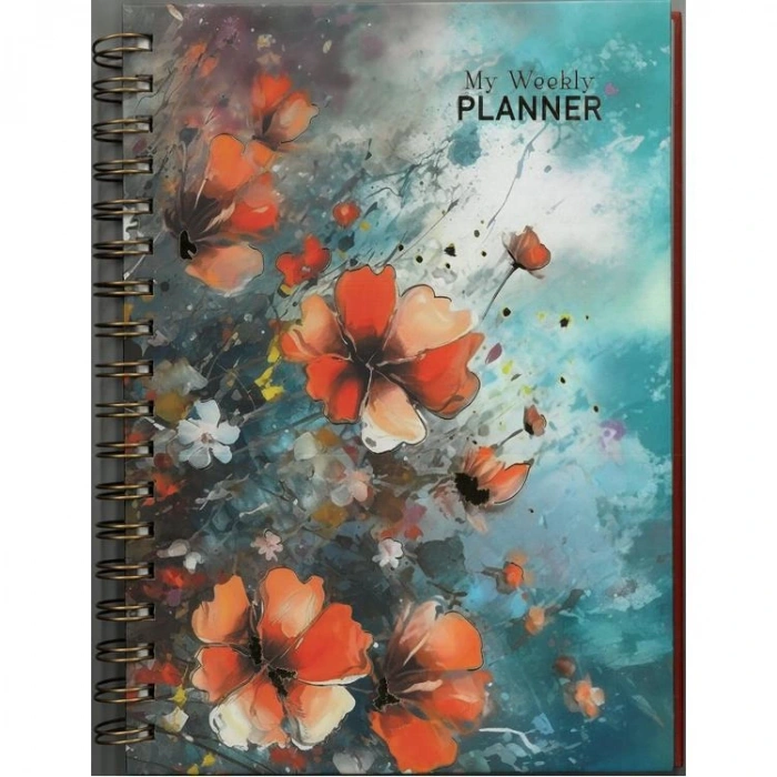 ODAK 17X24 MY WEEKLY PLANNER STICKERLI HAFTALIK TARİHSİZ AJANDA