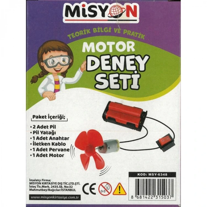 MİSYON MSY6348 MOTOR DENEY SETİ KUTULU